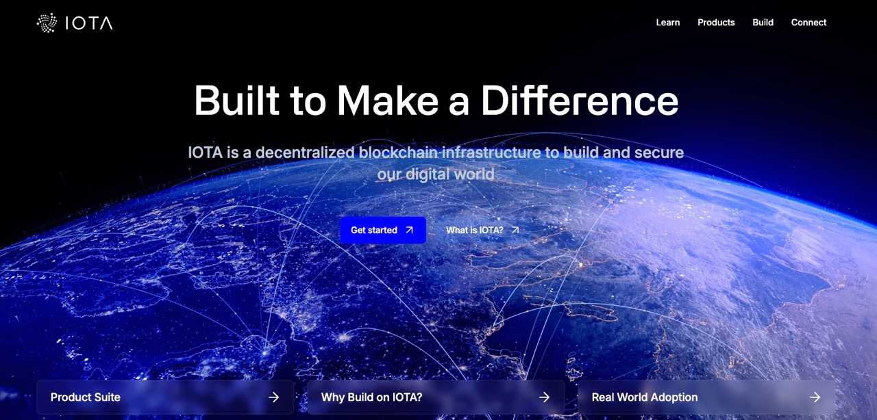 IOTA offizielle Webseite