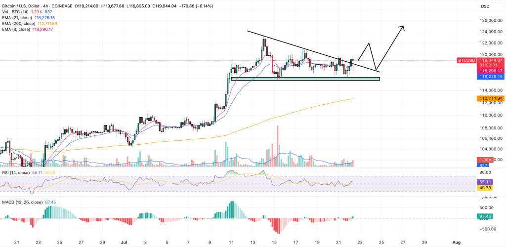 BTCUSD 22.07.2025