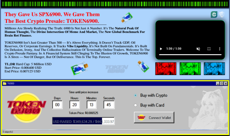 TOKEN6900 eelmüük 11.07.2025