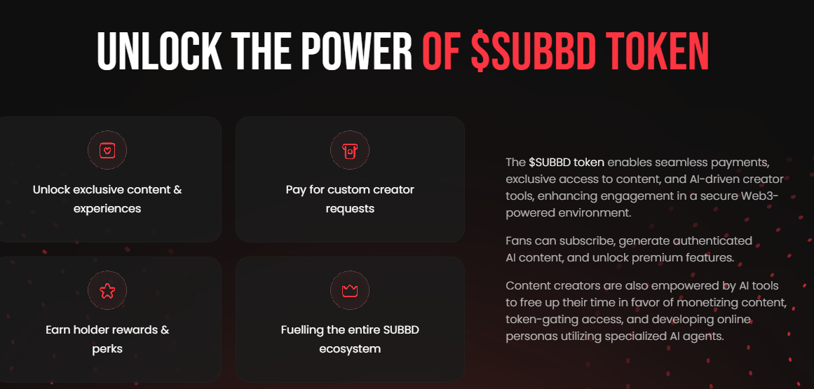 subbd token võimekus