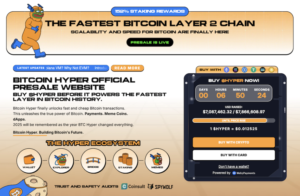 Bitcoin Hyper eelmüük 06.08.2025