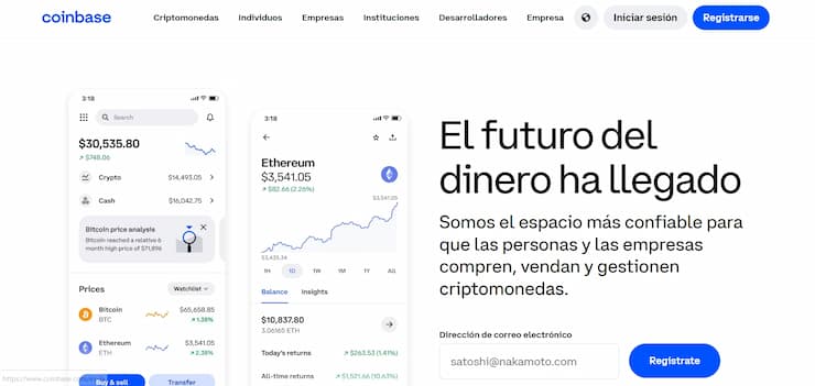 Exchange de cripomonedas de España
