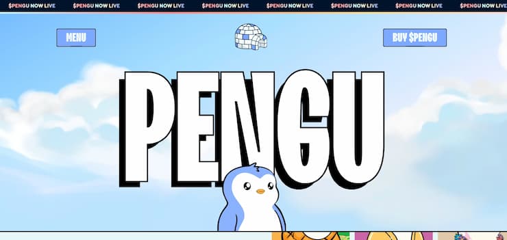 Pengu memecoins de solana