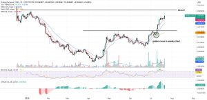 gráfica del par de pengu-usd