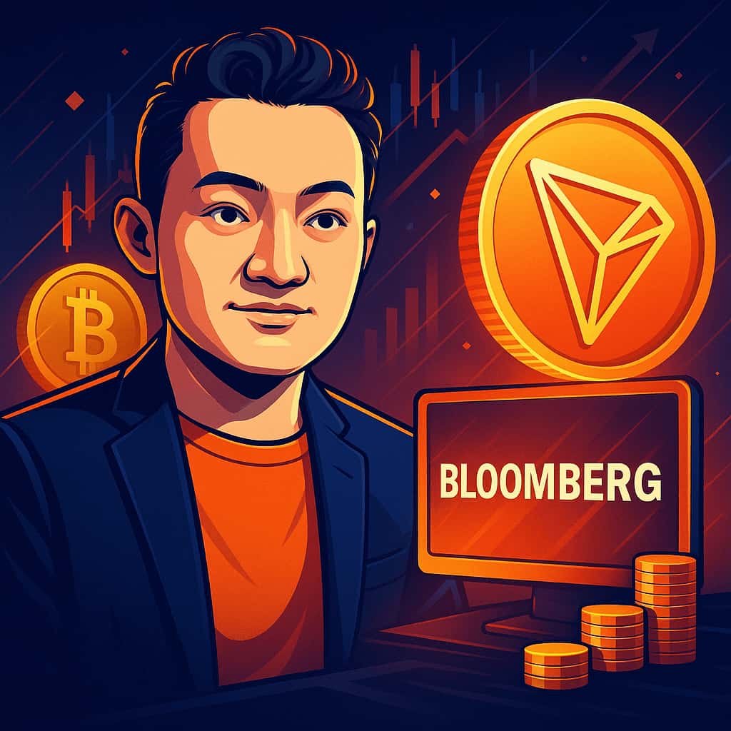 El fundador de TRON, Justin Sun, en el punto de mira tras una filtración de  Bloomberg