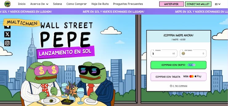 Comprar Wall Street Pepe SOL (1)