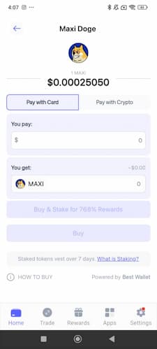 comprar $MAXI