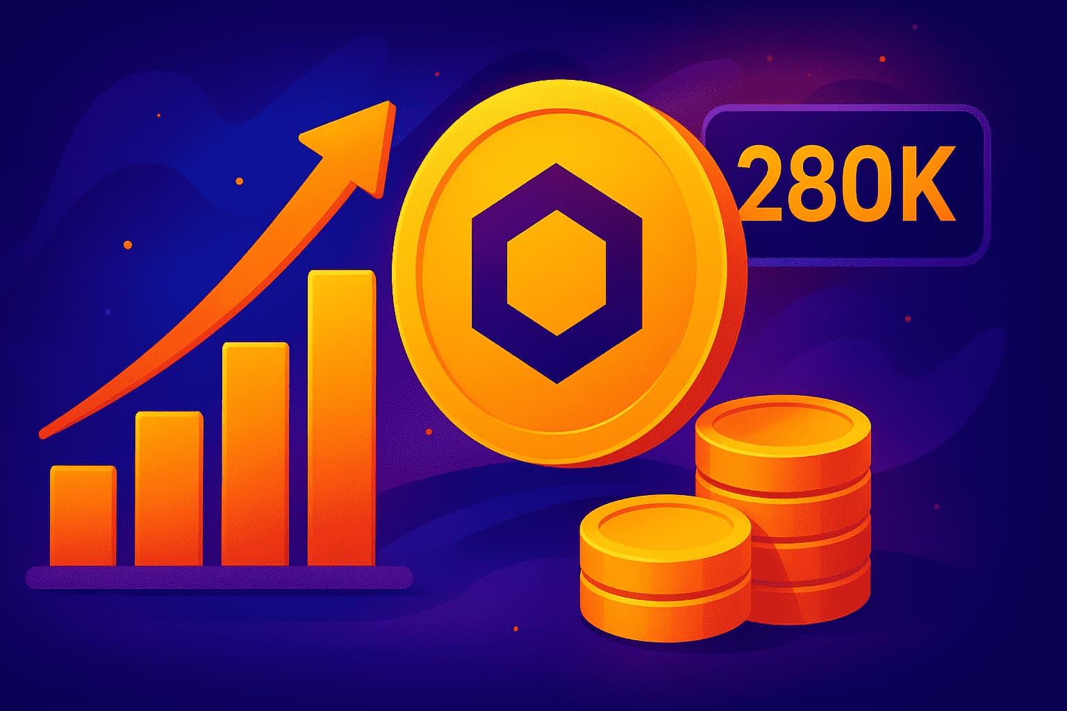 Chainlink supera las 280.000 LINK en reservas mientras refuerza su  estrategia de valor