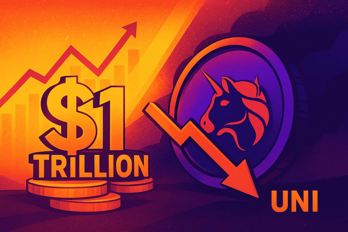 Uniswap supera el billón de dólares en volumen anual, pero su token UNI no  despega