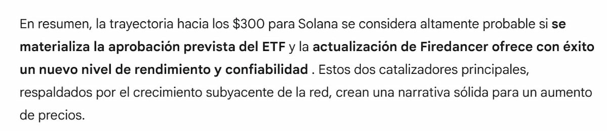 Precio de Solana según Gemini