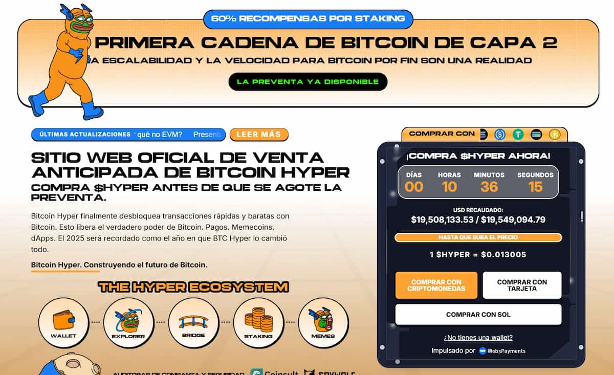 El uptober se acerca y Bitcoin Hyper recauda fondos por casi 20 millones de dólares