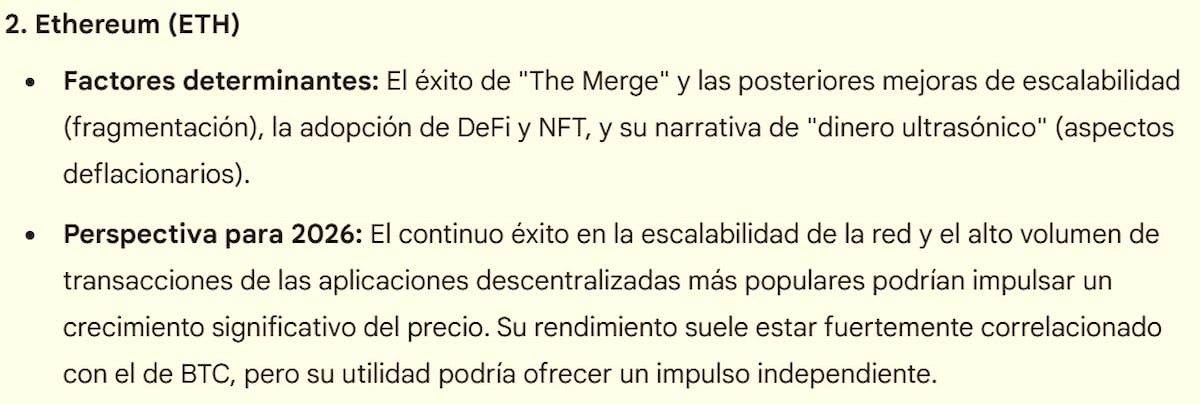 Predicción de precio de Gemini para ETH