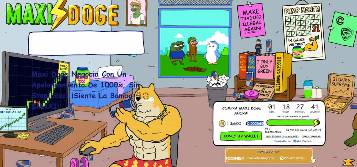 índice de altcoin: Maxi Doge atrapa a los fanáticos de DOGE