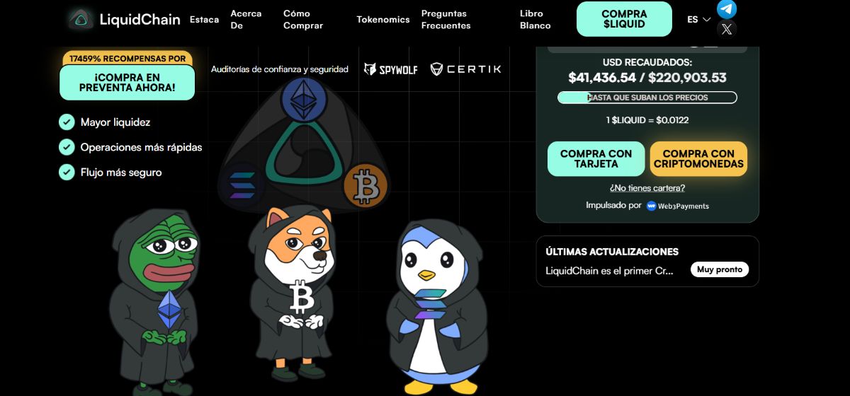 liquid chain- preventa criptomonedas