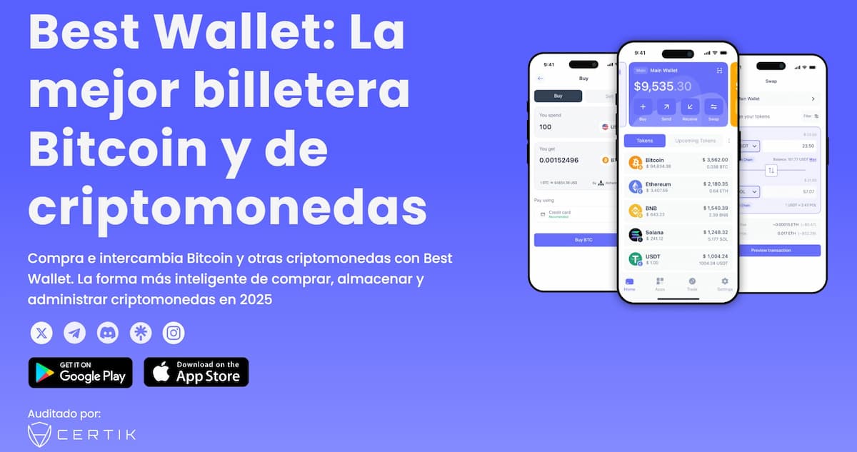 Best Wallet es la mejor billetera para guardar de forma segura tus stablecoins