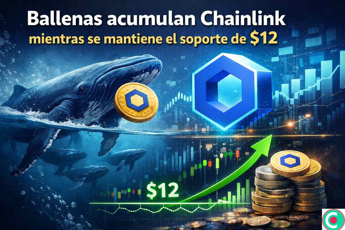 Ballenas acumulan Chainlink mientras mantiene el soporte de $12