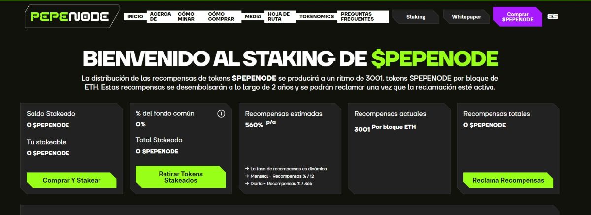 haz staking con pepenode