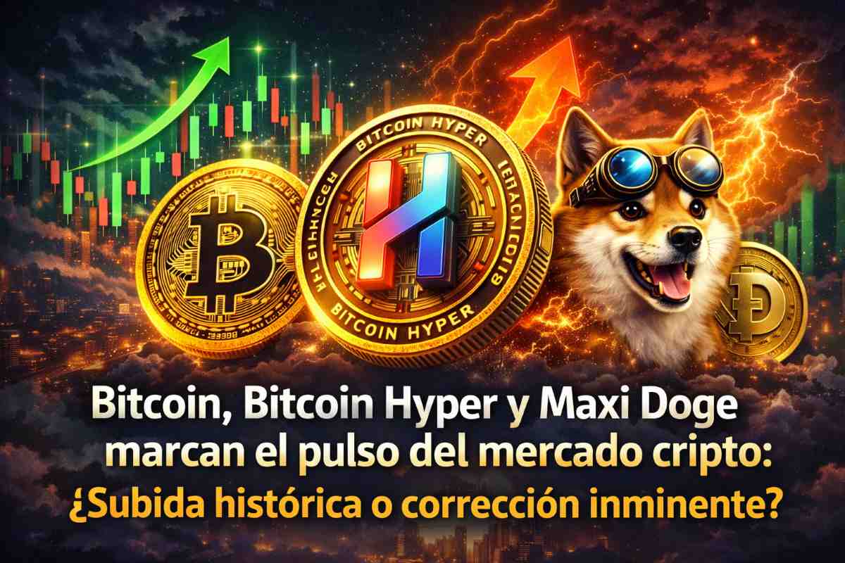 Bitcoin, Bitcoin Hyper, Maxi Doge: señales clave del mercado
