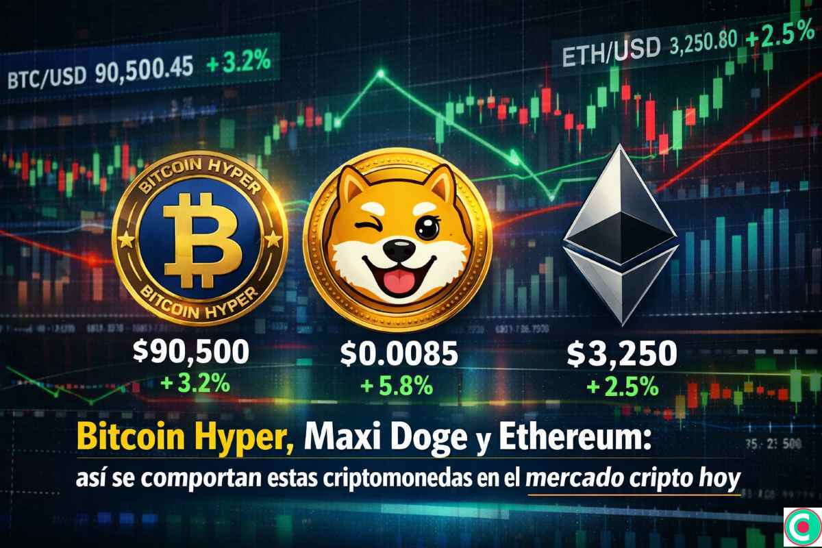 HYPER, MAXI y Ethereum: 3 criptos a seguir hoy