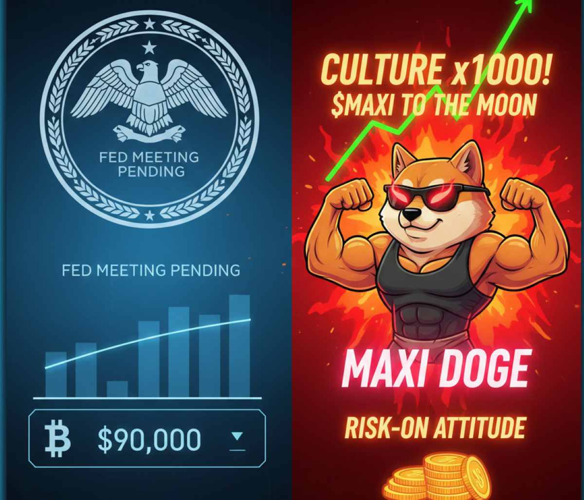 BTC se enfría cerca de $90.000 y el mercado espera a la Fed