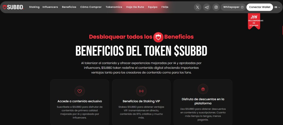 la cripto explosiva - características de subbd