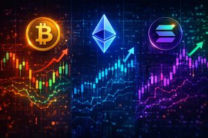 Cotización de las criptomonedas hoy: BTC, ETH y SOL en foco