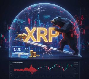XRP bajo máxima presión: La batalla por el soporte de 1,00 $ se intensifica