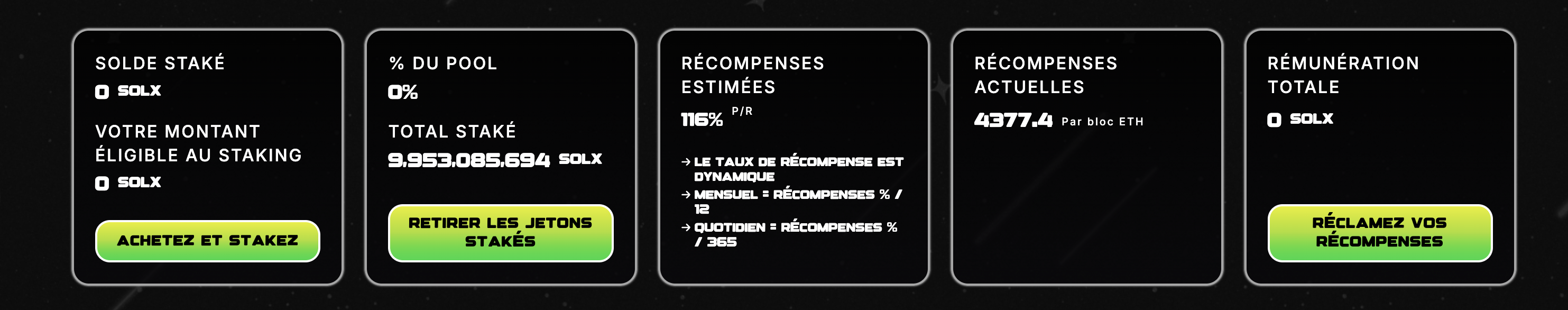 Stacker des SOLX