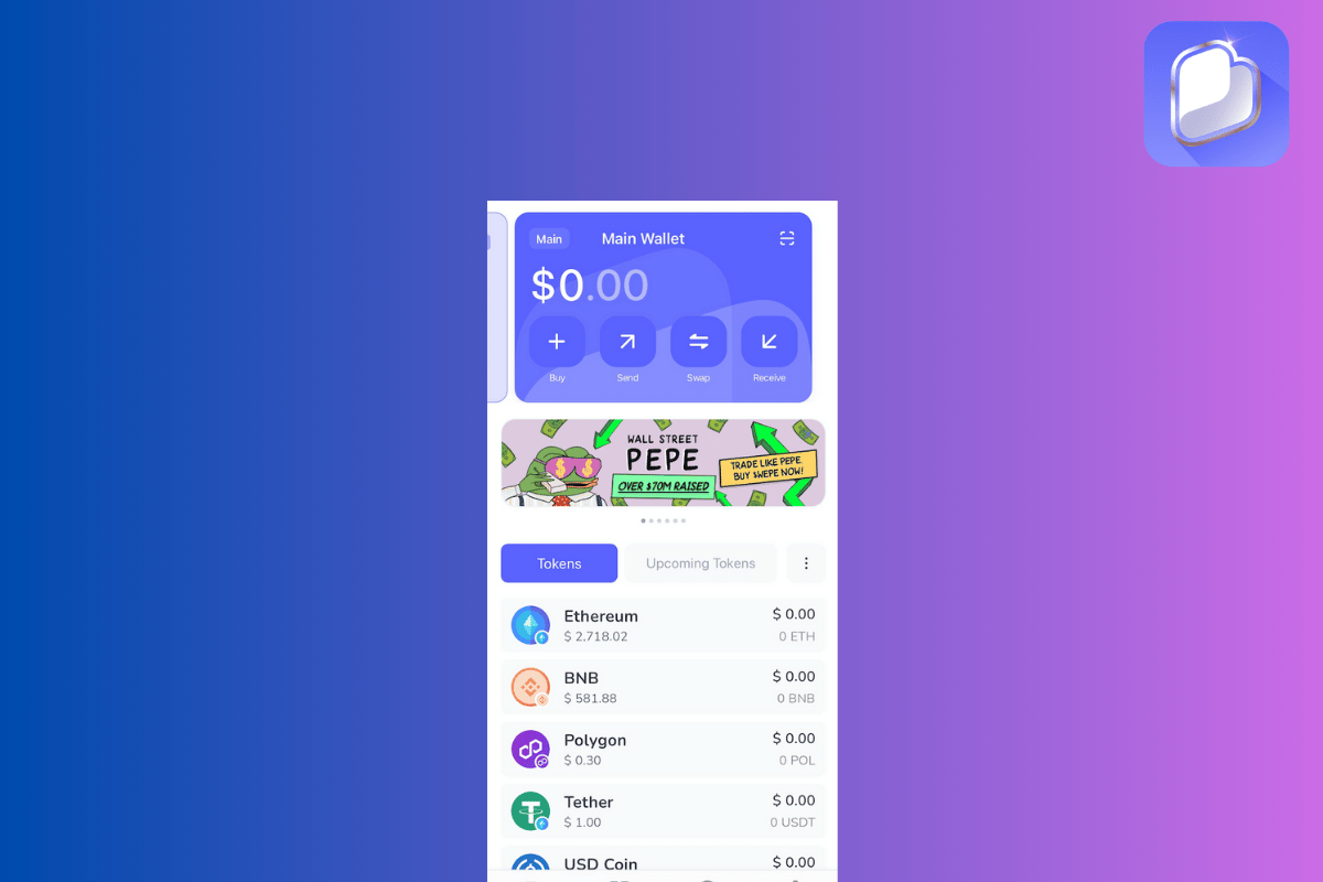 Dashboard Best Wallet