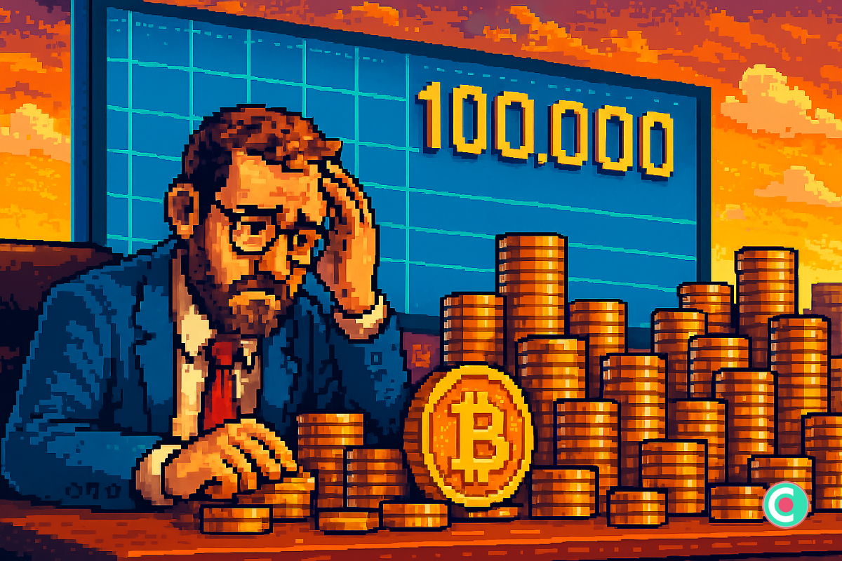 Achats massifs et prix fixe : pourquoi BTC stagne à 100 000 $