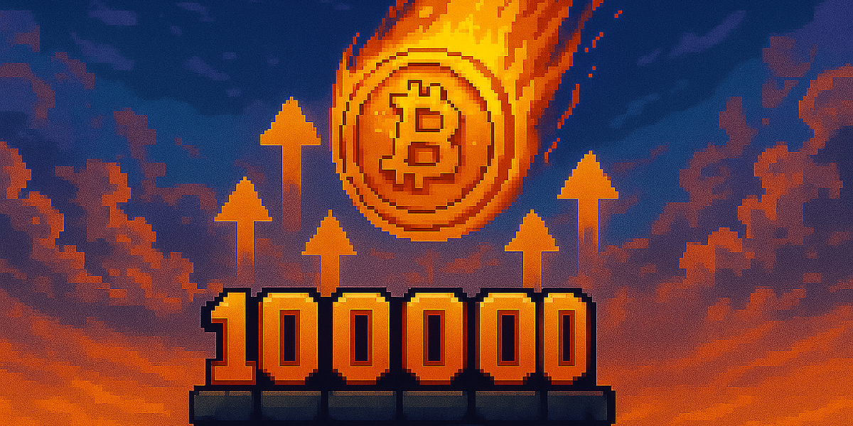 Le BTC palier de 100 000 $