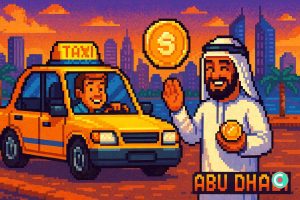 Payer son taxi en stableceoins, Abu Dhabi