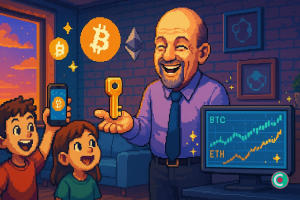 Jim Cramer choisit Bitcoin et Ethereum pour ses enfants.