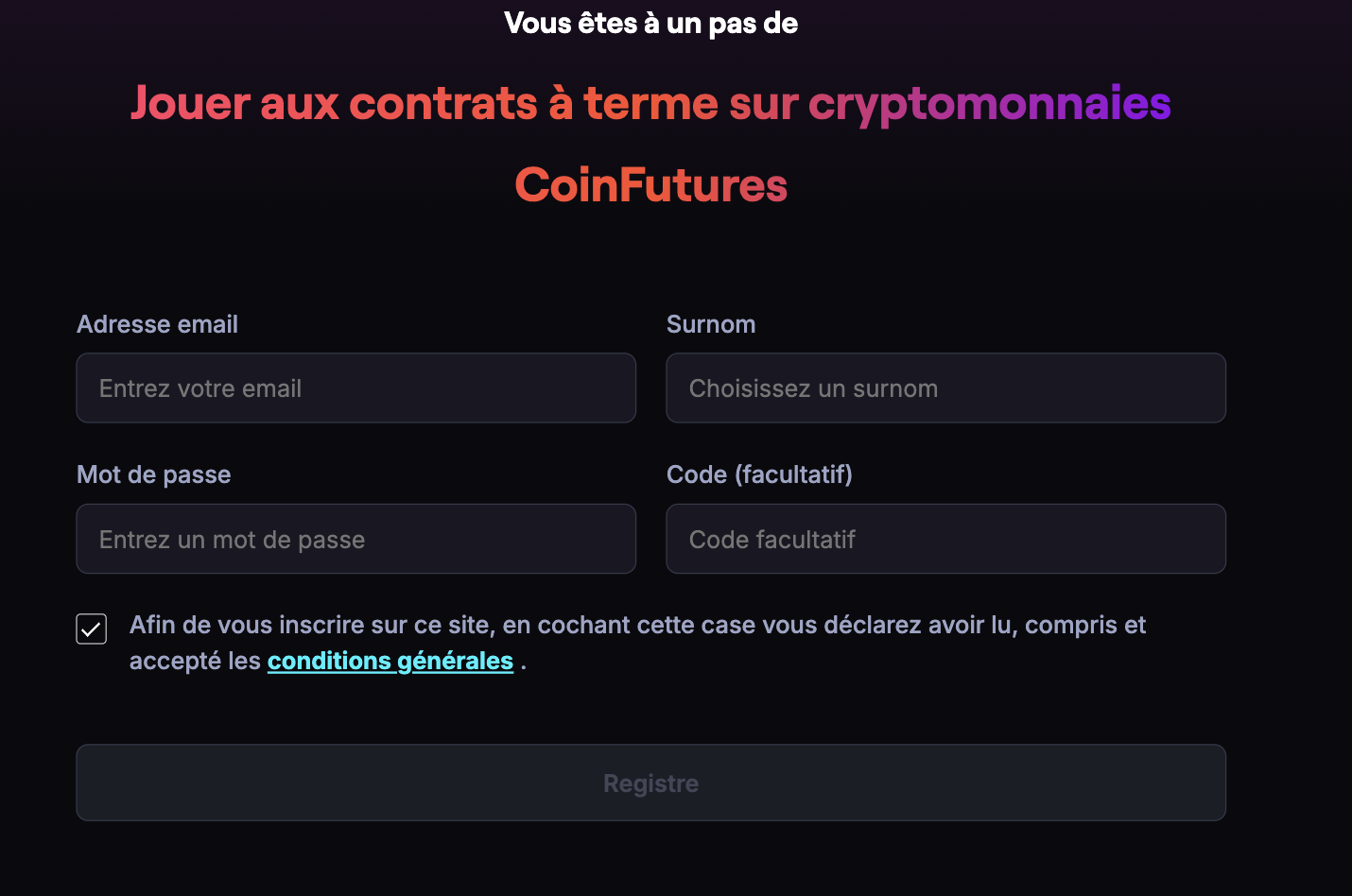 inscription coinfutures