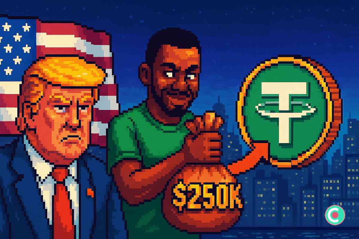 Il escroque 250 000 $ USDT destinés à Trump... depuis le Nigeria