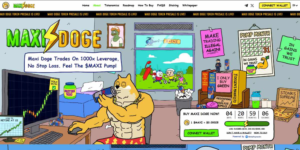 Maxi Doge Homepage