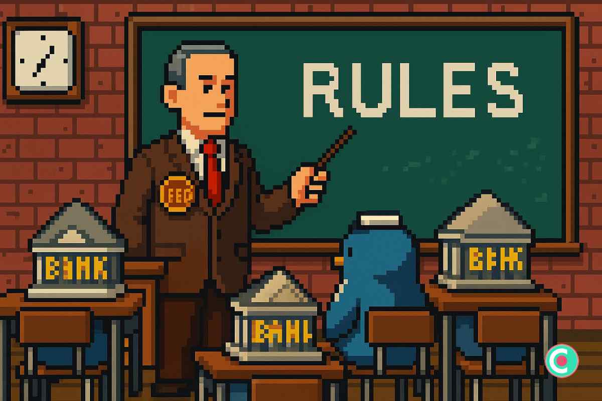 Mettre des cryptos à la banque ? La Fed clarifie les règles