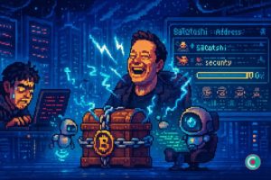 Défi lancé à Grok : pirater les bitcoins de Satoshi, Musk réplique avec humour.