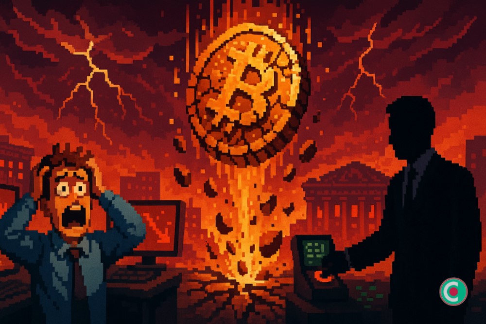 Bitcoin chute lourdement