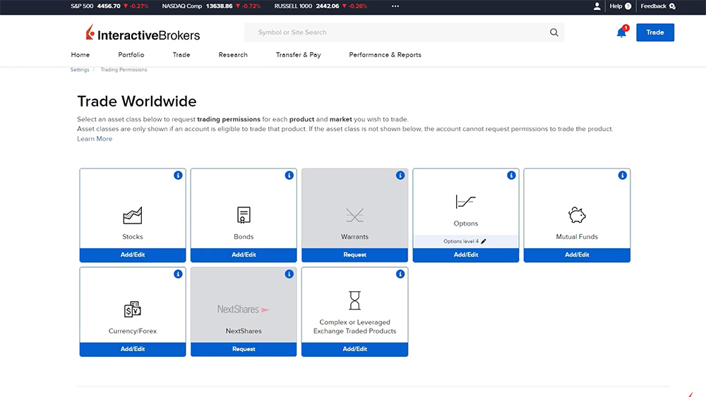 interactive Brokers étape 2
