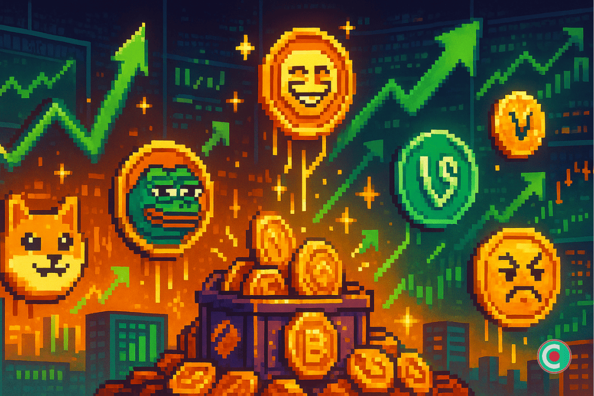 memecoins performants moment