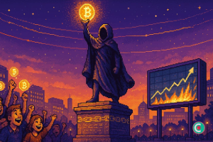 Bitcoin défend son monument.