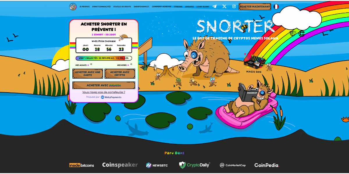 Snorter Homepage - 11.08.2025