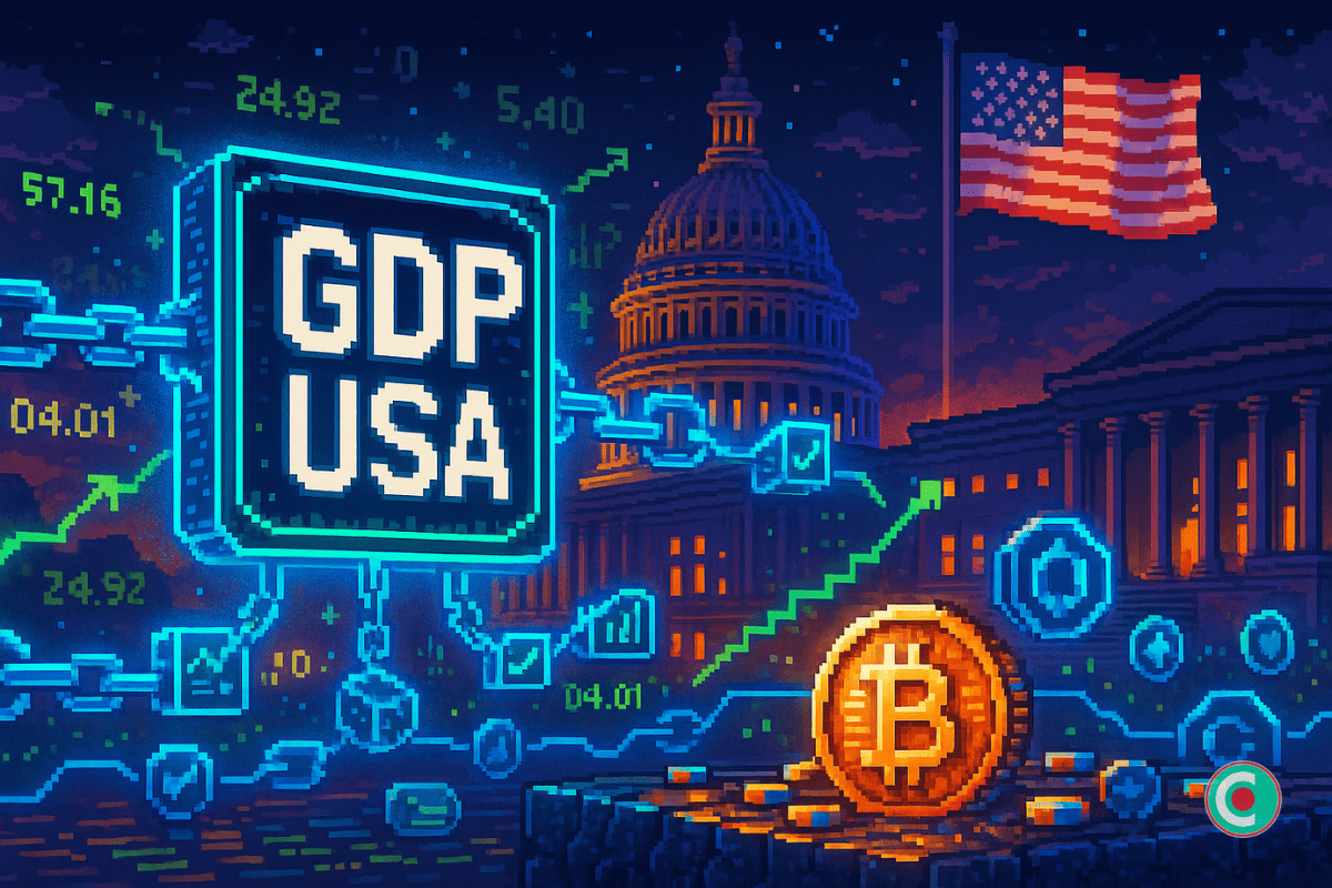Le PIB des États-Unis pourrait être publié sur la blockchain