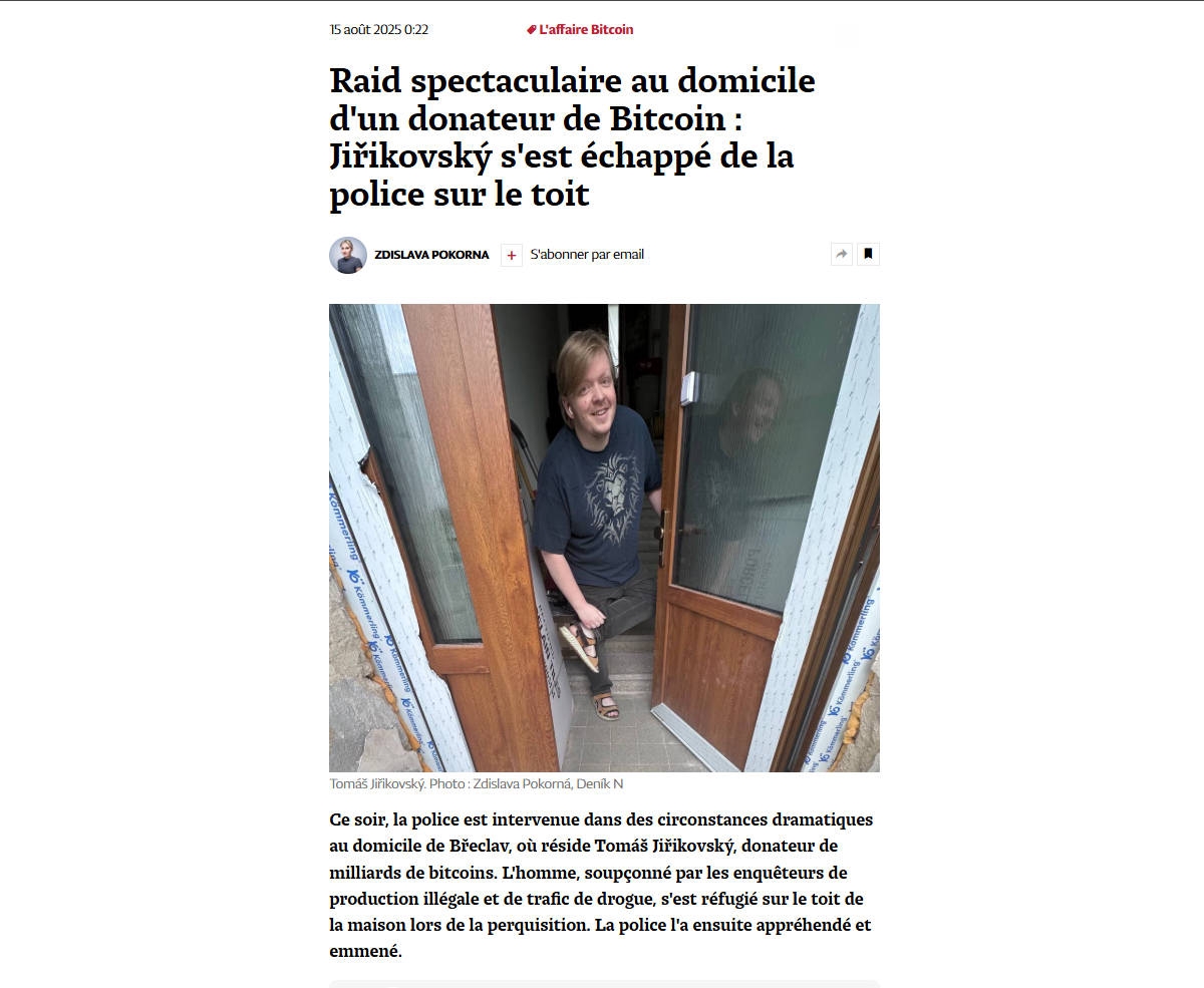 Une arrestation digne d’un polar