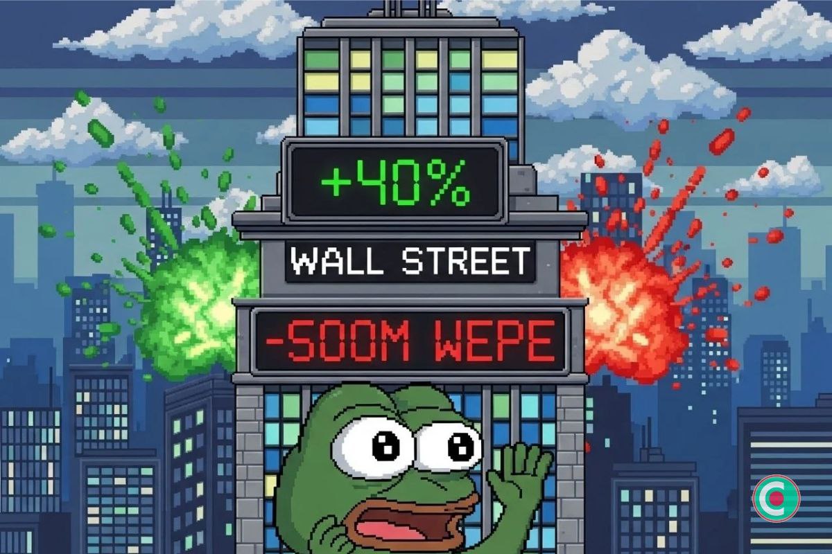 Wall Street Pepe bondit de 40% et brûle 500 millions de WEPE