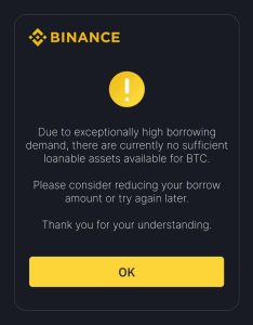 @crptAtlas - Binance pénurie de Bitcoin