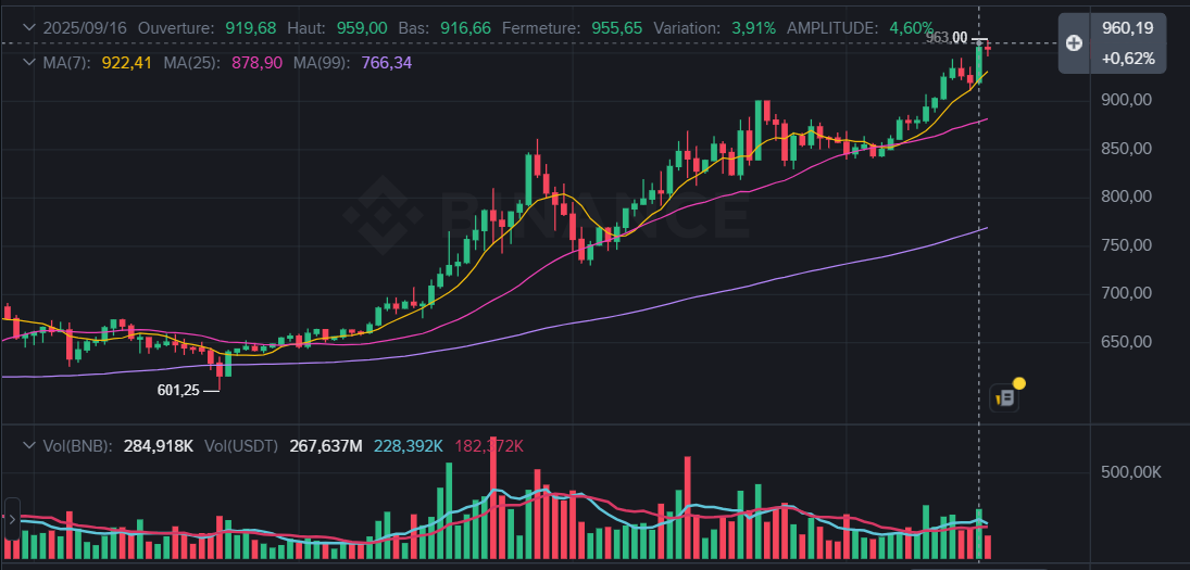 BNB atteint un nouveau ATH
