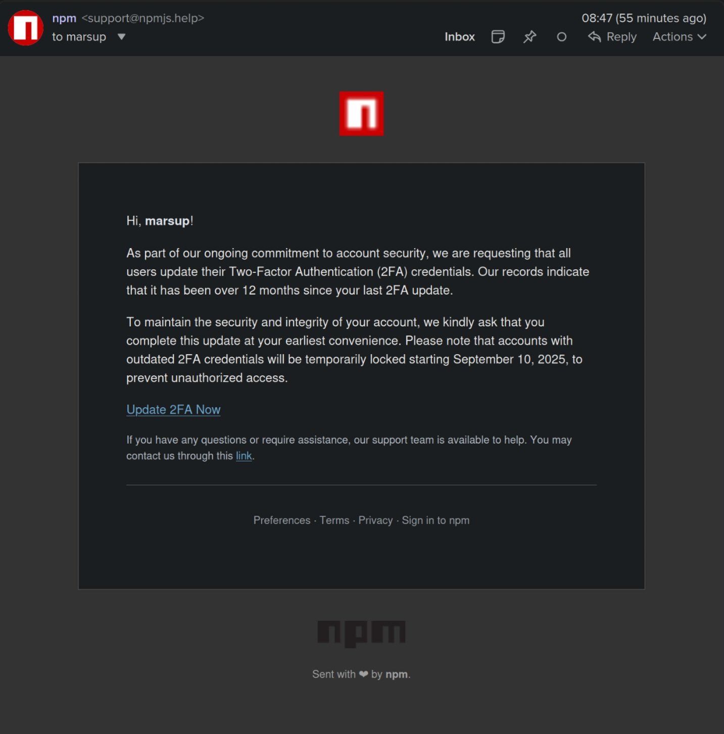 Crypto NPM Hack