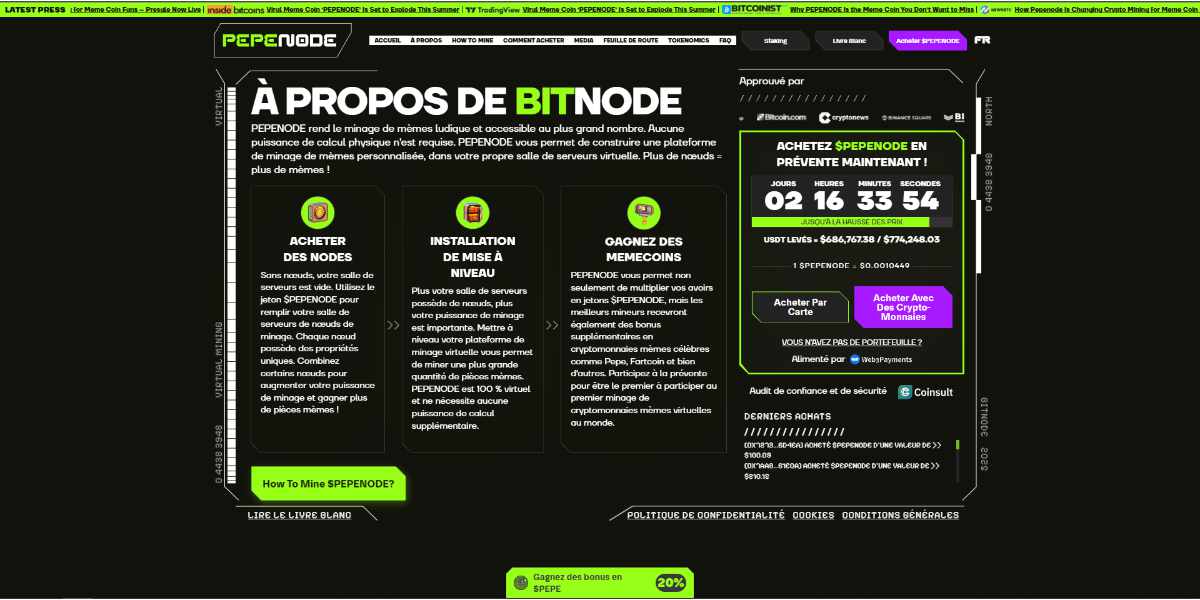 Pepe Node Homepage - 05.09.2025